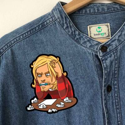 پچ حرارتی (برچسب لباس) کرت کوبین (Kurt Cobain)-27