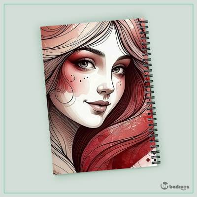 دفتر یادداشت لبخند عشق