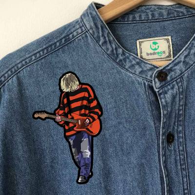 پچ حرارتی (برچسب لباس) کرت کوبین (Kurt Cobain)
