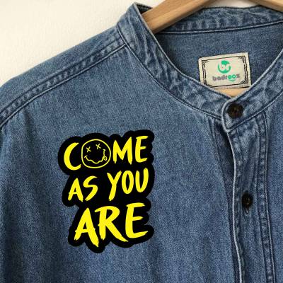 پچ حرارتی (برچسب لباس) نیروانا COME AS YOU ARE