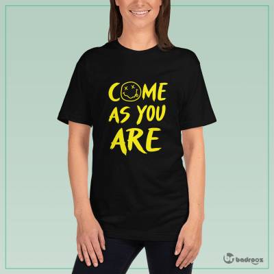 تی شرت زنانه نیروانا COME AS YOU ARE