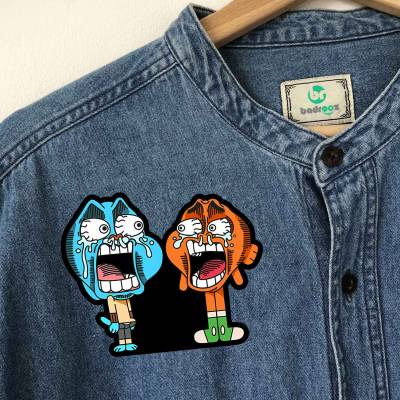 پچ حرارتی (برچسب لباس) گامبال و داروین (Gumball & Darwin)-8