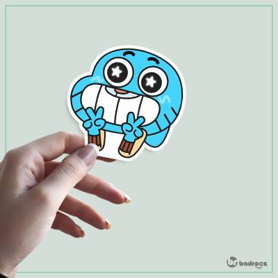 استیکر و برچسب گامبال (Gumball)-24