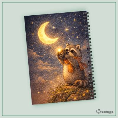 دفتر یادداشت راکون عکاس