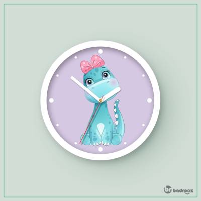ساعت دیواری  دایناسور کوچولو مهربون