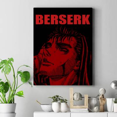 تابلو کنواس (بوم) طرح برزرک Berserk ( انیمه و مانگا ) -22