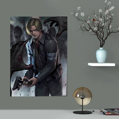 پوستر  طرح بازی رزیدنت اویل (Resident Evil) کد : 008 