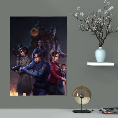 پوستر  طرح بازی رزیدنت اویل (Resident Evil) کد : 015 
