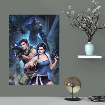پوستر   طرح بازی رزیدنت اویل (Resident Evil) کد : 017