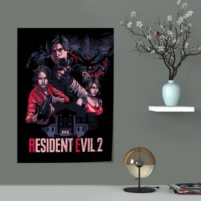 پوستر  طرح بازی رزیدنت اویل (Resident Evil) کد : 021 