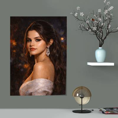 پوستر  طرح سلنا گومز - کد : 021  