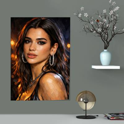پوستر  طرح دوا لیپا - کد : 001
