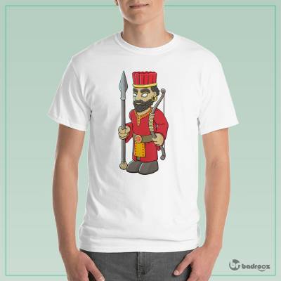 تی شرت مردانه سرباز هخامنشی کارتونی