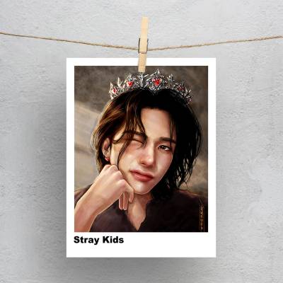 پولاروید(فتوکارت) طرح استری کیدز (Stray Kids) - کد : 002