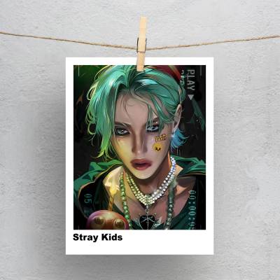 پولاروید(فتوکارت) طرح استری کیدز (Stray Kids) - کد : 005