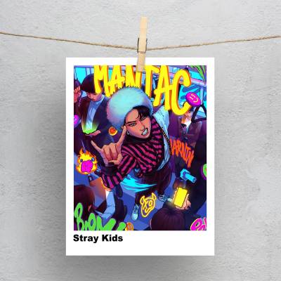 پولاروید(فتوکارت) طرح استری کیدز (Stray Kids) - کد : 007