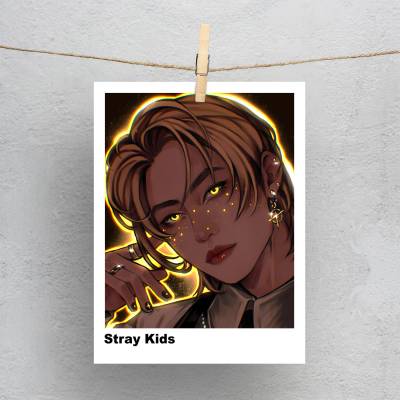 پولاروید(فتوکارت) طرح استری کیدز (Stray Kids) - کد : 011