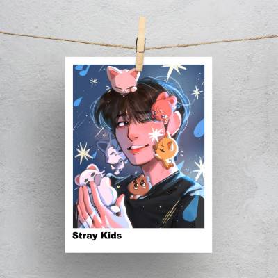 پولاروید(فتوکارت) طرح استری کیدز (Stray Kids) - کد : 012