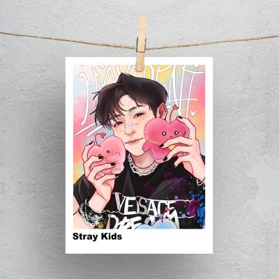 پولاروید(فتوکارت) طرح استری کیدز (Stray Kids) - کد : 014