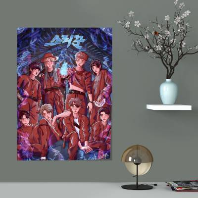 پوستر   طرح استری کیدز (Stray Kids) - کد : 018