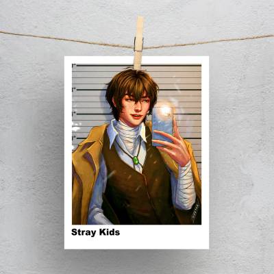 پولاروید(فتوکارت) طرح استری کیدز (Stray Kids) - کد : 020
