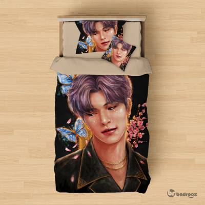 روتختی یک نفره طرح استری کیدز (Stray Kids) - کد : 027