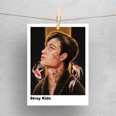 پولاروید(فتوکارت) طرح استری کیدز (Stray Kids) - کد : 029