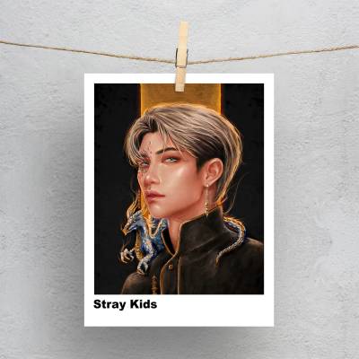 پولاروید(فتوکارت) طرح استری کیدز (Stray Kids) - کد : 030