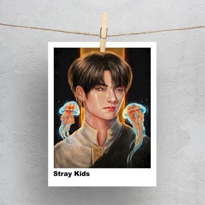 پولاروید(فتوکارت) طرح استری کیدز (Stray Kids) - کد : 031