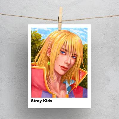 پولاروید(فتوکارت) طرح استری کیدز (Stray Kids) - کد : 033