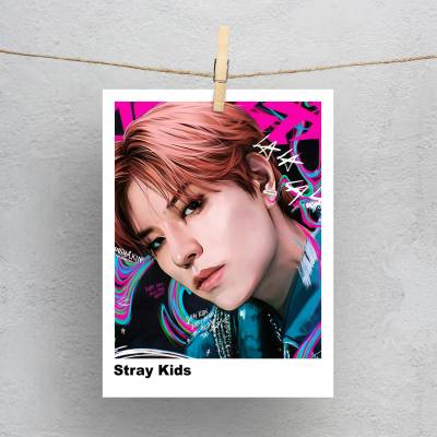 پولاروید(فتوکارت) طرح استری کیدز (Stray Kids) - کد : 038 