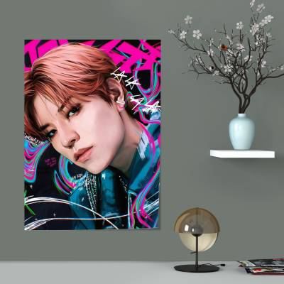 پوستر  طرح استری کیدز (Stray Kids) - کد : 038 
