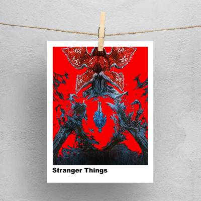 پولاروید(فتوکارت)  طرح چیزهای عجیب، استرنجر تینگز  (Stranger Things) - کد : 005 