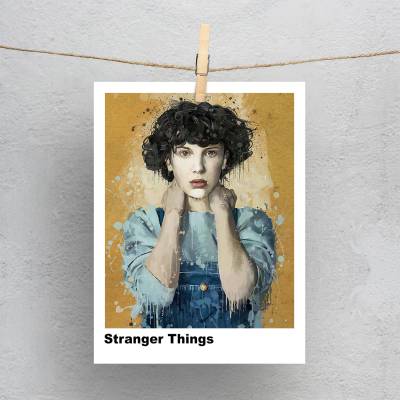 پولاروید(فتوکارت) طرح چیزهای عجیب (Stranger Things) - کد : 006