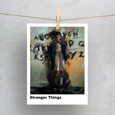 پولاروید(فتوکارت) طرح چیزهای عجیب، استرنجر تینگز (Stranger Things) - کد : 008 