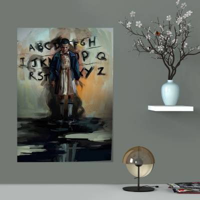 پوستر  طرح چیزهای عجیب، استرنجر تینگز (Stranger Things) - کد : 008 