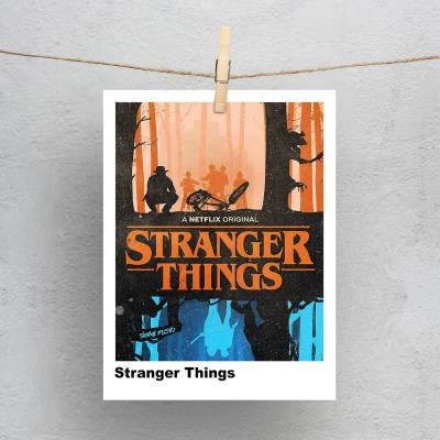 پولاروید(فتوکارت) طرح چیزهای عجیب، استرنجر تینگز (Stranger Things) - کد : 009 