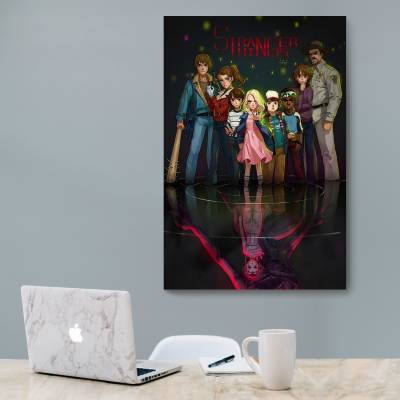 شاسی   	طرح چیزهای عجیب (Stranger Things) - کد : 014 