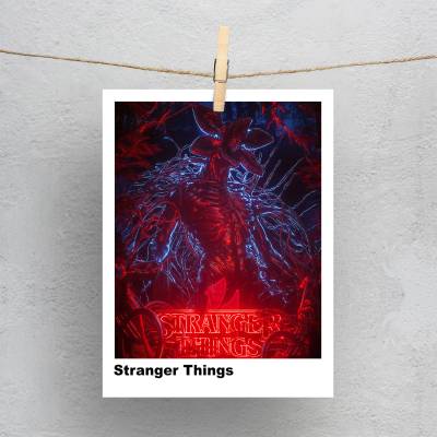 پولاروید(فتوکارت) طرح چیزهای عجیب (Stranger Things) - کد : 015 