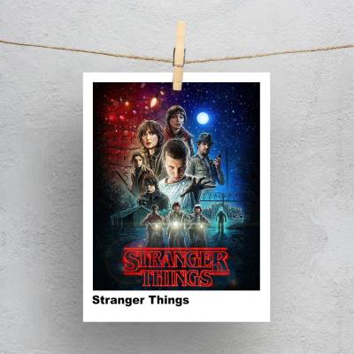 پولاروید(فتوکارت) طرح چیزهای عجیب (Stranger Things) - کد : 016