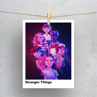 پولاروید(فتوکارت)  طرح چیزهای عجیب (Stranger Things) - کد : 020