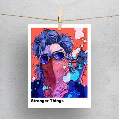پولاروید(فتوکارت) طرح چیزهای عجیب (Stranger Things) - کد : 021