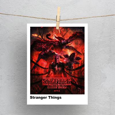 پولاروید(فتوکارت) طرح چیزهای عجیب (Stranger Things) - کد : 023