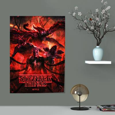 پوستر  طرح چیزهای عجیب (Stranger Things) - کد : 023