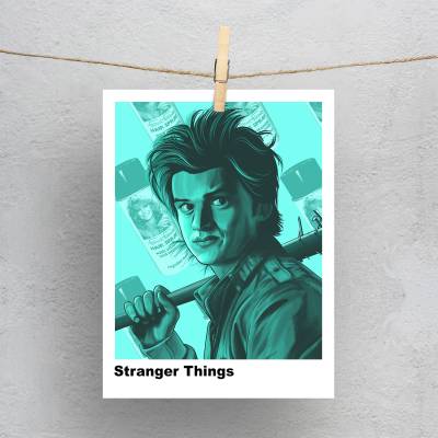 پولاروید(فتوکارت)  طرح چیزهای عجیب (Stranger Things) - کد : 024