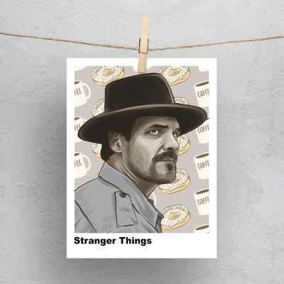 پولاروید(فتوکارت)  طرح چیزهای عجیب (Stranger Things) - کد : 025
