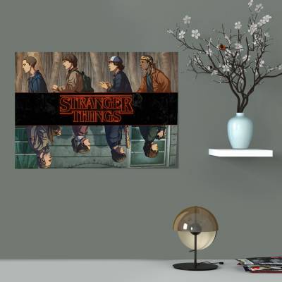 پوستر  طرح چیزهای عجیب (Stranger Things) - کد : 027