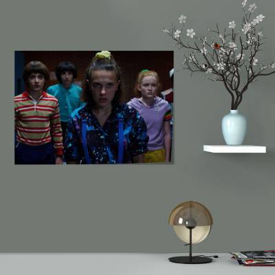 پوستر   طرح چیزهای عجیب (Stranger Things) - کد : 028