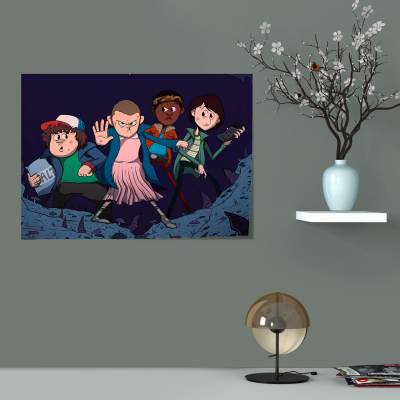 پوستر   طرح چیزهای عجیب (Stranger Things) - کد : 029