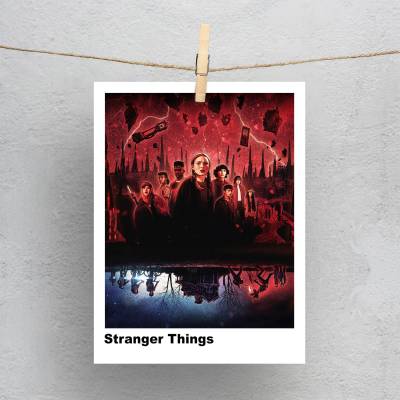 پولاروید(فتوکارت)  طرح چیزهای عجیب (Stranger Things) - کد : 030